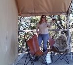 Your Host Jan come out for a Glamping experience